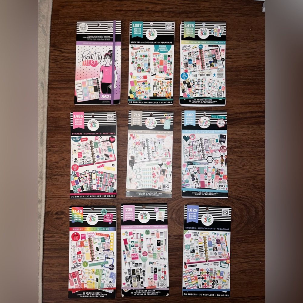 Happy Planner Sticker Lot